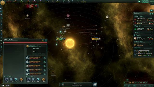 Stellaris: Carrier Combat with Ancient Driller Drones смотреть онлайн