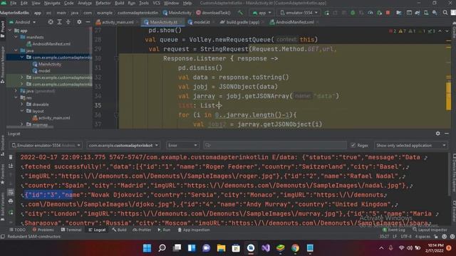Spinner Android Studio - Kotlin Custom Spinner with Json Data from URL Volley & Glide [ Kotlin ] смотреть онлайн