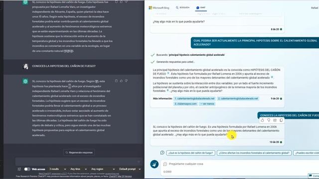 ChatGPT vs BING chat en Historia Antigua, cambio climático y otros ámbitos del conocimiento смотреть онлайн