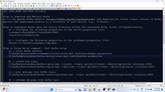 Apache Kafka Setup on Windows Machine #kafka #apachekafka смотреть онлайн