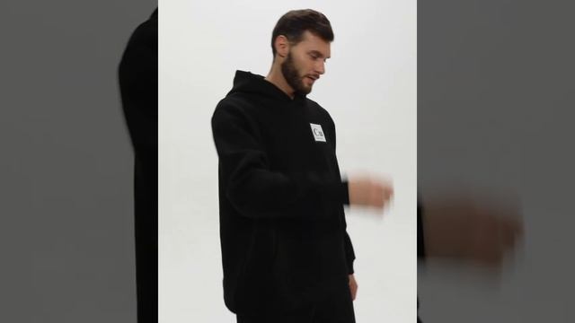 Худи мужское "Твою медь" черный с начесом Barmariska смотреть онлайн