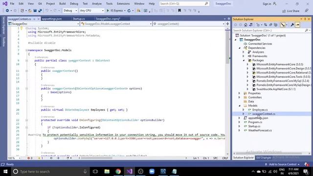Asp.Net Core Web Api DbFirstApproach || Scaffold-DbContext using MySql смотреть онлайн
