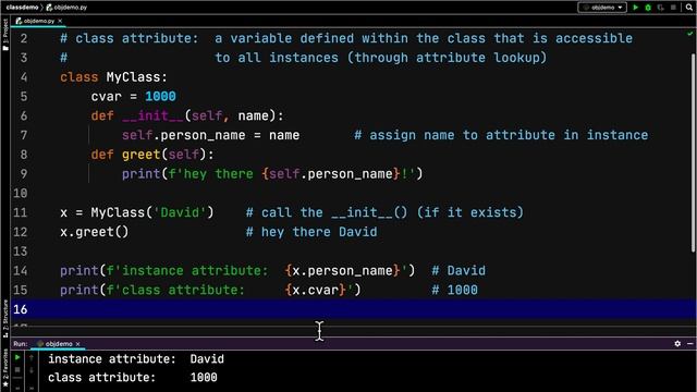 Classes 4: Class Attributes смотреть онлайн