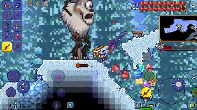 Deerclops fight (Terraria Videos) смотреть онлайн