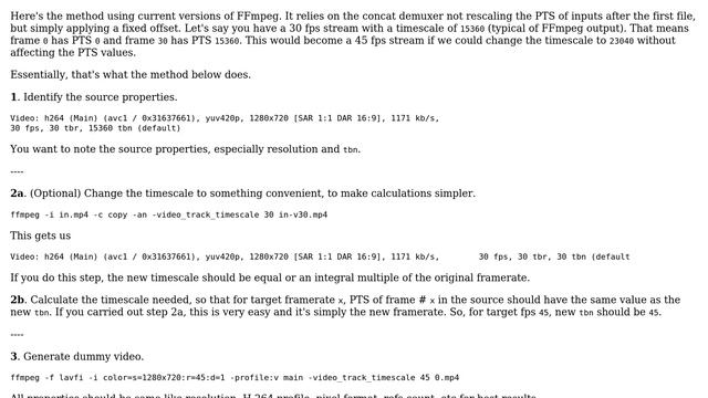 Change framerate in ffmpeg without reencoding (2 Solutions!!) смотреть онлайн