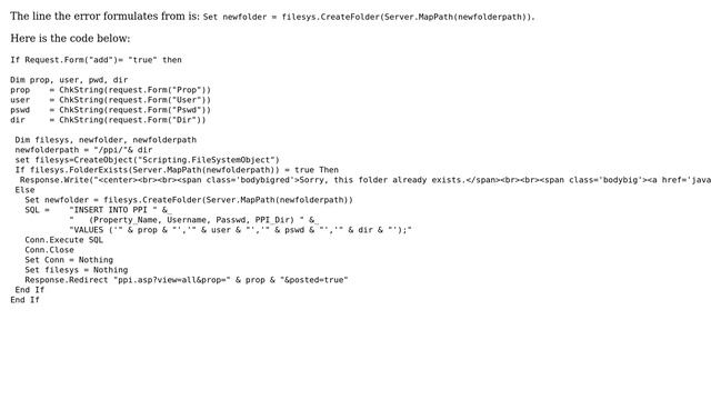 How to troubleshoot Microsoft VBScript runtime error '800a0046' Permission denied? смотреть онлайн