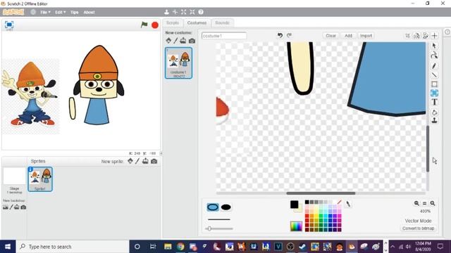 Scratch 2.0 Offline Editor Speed Draw 2: PaRappa The Rapper смотреть онлайн