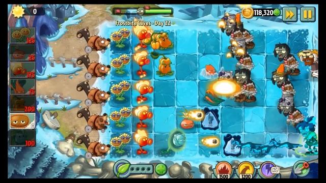 Plants vs Zombies 2 - Frostbite Caves - Day 22 [Weasel Hoarder] No Premium смотреть онлайн