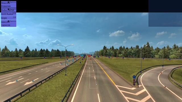 ETS 2 Карта Минск-Москва-Крым работа на эффектами смотреть онлайн