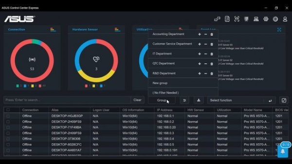 ASUS Control Center Express tutorial - Device Grouping | ASUS