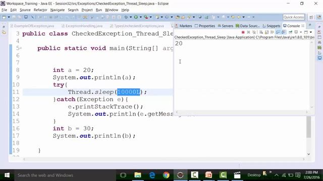 Practical Examples Of Exceptions part 3 | Online Java Training Videos | java online course смотреть онлайн