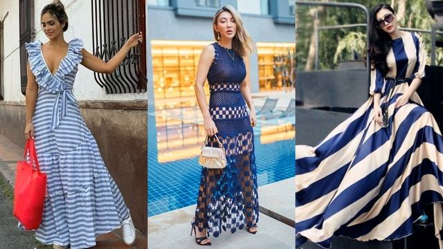 ШИКАРНЫЕ ПЛАТЬЯ И САРАФАНЫ В ПОЛ 2021-2022/ЖЕНСКАЯ МОДА смотреть онлайн