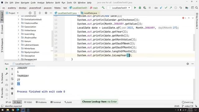 119 - Utility Classes - LocalDate смотреть онлайн