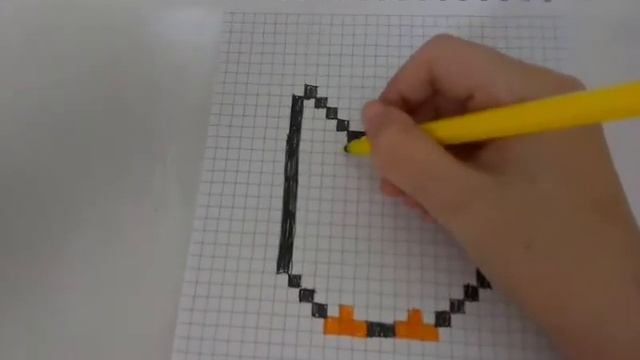 Как рисовать сову по клетке смотреть онлайн