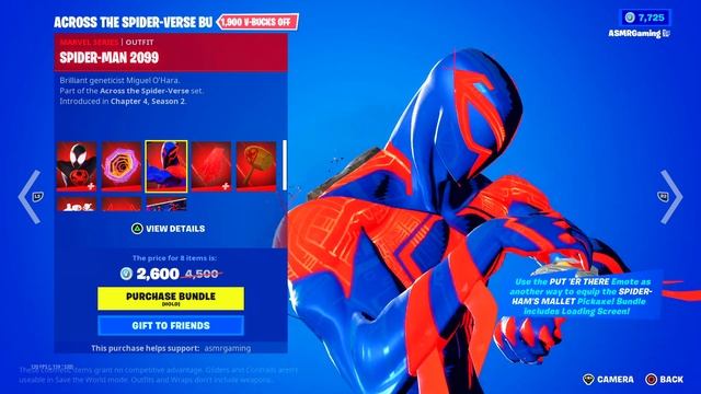 ASMR Fortnite NEW Spider-Man Miles Morales Skin! Daily Item Shop ?? Relaxing Whispering ?? смотреть онлайн