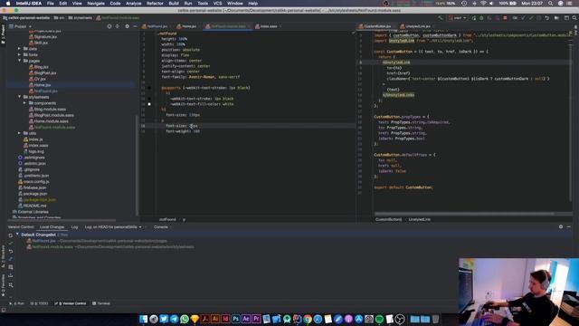 Personal Website with React - Improving the Design of the 404 Page смотреть онлайн