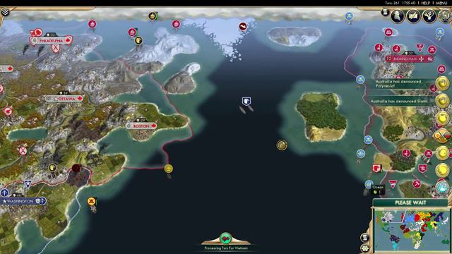 Civilization 5 Gameplay - AI ONLY World Mods [42 Civs Domination] Part 12 смотреть онлайн