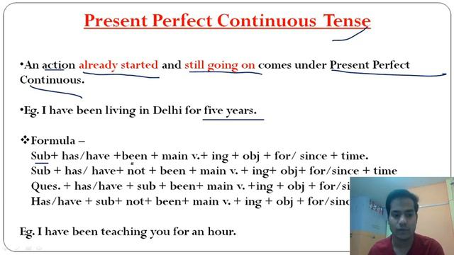 Present Perfect & Perfect Continuous Tense ll Clear Since or For ll Learn Tense ll #Tense смотреть онлайн