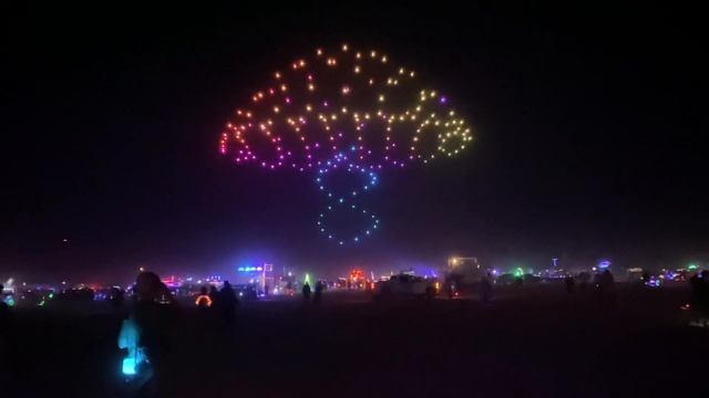 Burning man 2021 Drone show смотреть онлайн
