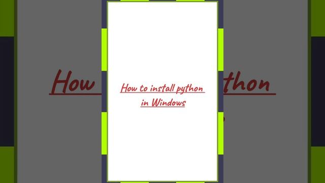 Install Python 3.9 on Windows, Mac OS and on Android in just 20 secs. | Simple steps | studyber.com смотреть онлайн