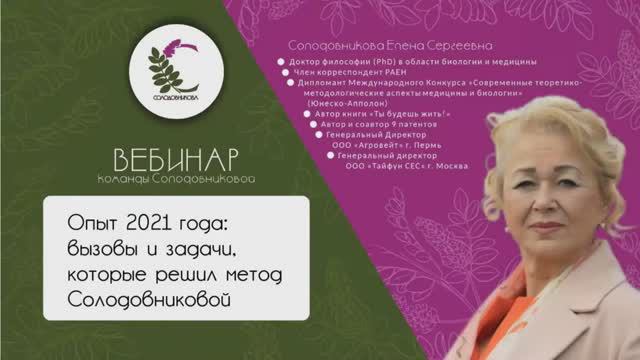 Итоги года. Что забирает нашу жизненную энергию. Вебинар Солодовниковой Е.С смотреть онлайн