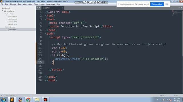 Fnd out greatest value in Java Script | Complete Program смотреть онлайн