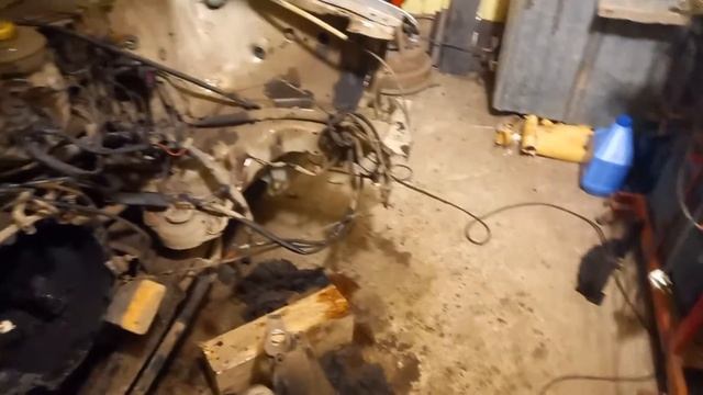 Ремонт ауди 80 б4 снятие двигателя