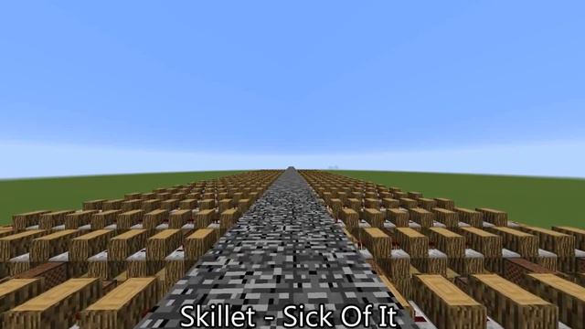 Skillet - Sick Of It [Minecraft Note Blocks] \/ ПЕСНЯ SICK OF IT ИЗ НОТНЫХ БЛОКОВ смотреть онлайн