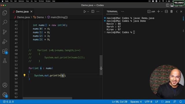 #33 Enhanced for Loop in Java смотреть онлайн