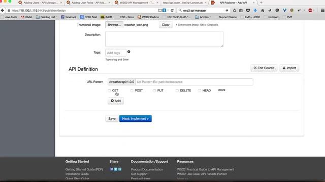Create a simple API and publish to your webportal, WSO2 APIM Tutorial 01 смотреть онлайн