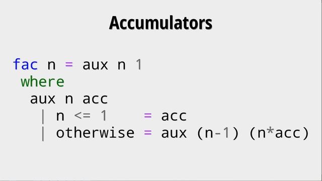 Haskell for Imperative Programmers #3 - Recursion, Guards, Patterns смотреть онлайн