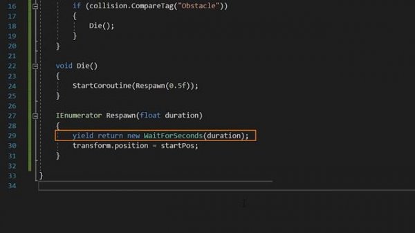 Unity 2D Player RESPAWN Tutorial | Unity 2D Platformer Tutorial #8