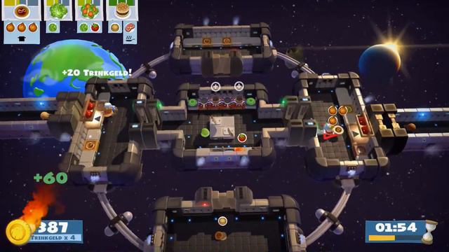 Overcooked! 1 AYCE - Level 6-4 4 Stars (2 Players)