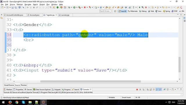 Forms in Spring MVC Framework смотреть онлайн