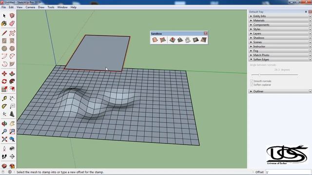 Sketchup Pro for Beginners | Sandbox Tools | Sketchup in Urdu & Hindi Basic Course смотреть онлайн