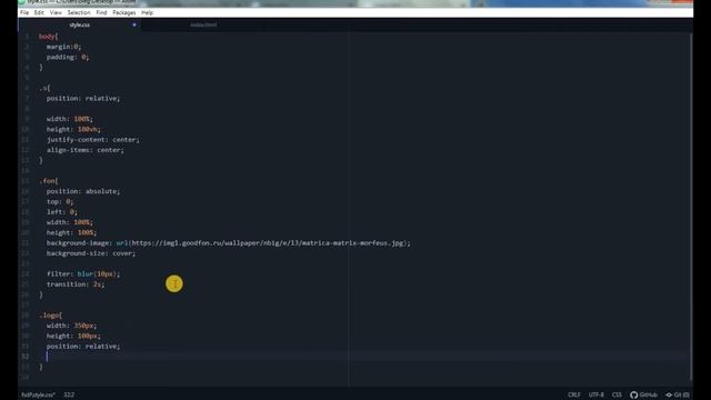 CSS3. Использование фильтров и связок. смотреть онлайн
