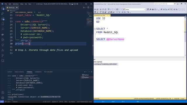 Import Multiple CSV Files (Data Files) to SQL Server With Python (Source Code In Description) смотреть онлайн