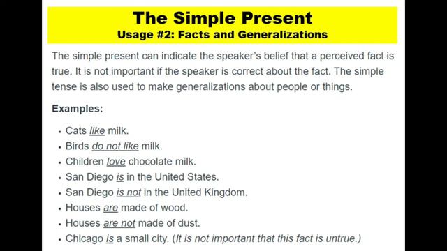 The Simple Present Tense in English - Facts and Generalizations смотреть онлайн