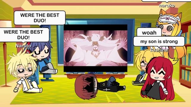 )Narutos Family +Nauto and sasuke react (its short i promise next time it is long смотреть онлайн