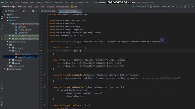 Retrieve data from Firebase Realtime Storage to Recycler View смотреть онлайн