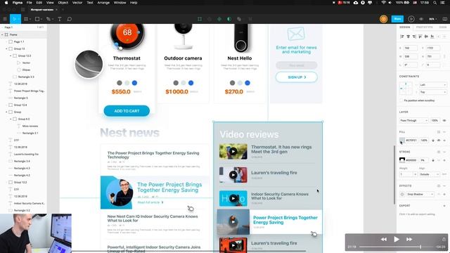 Веб Дизайн Урок. Рисуем Интернет-Магазин Для Портфолио (в Figma) часть #7 смотреть онлайн