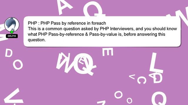 PHP : PHP Pass by reference in foreach смотреть онлайн
