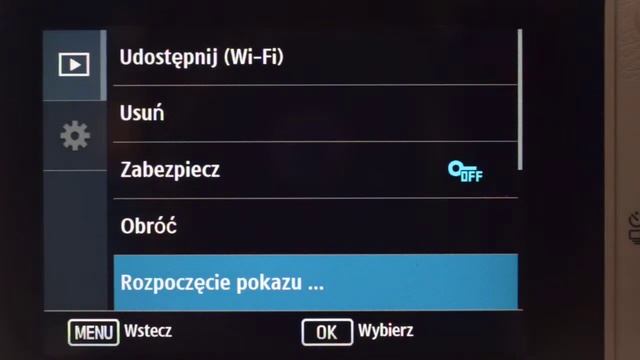 Samsung NX3000 - menu odtwarzania смотреть онлайн