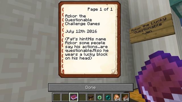 Minecraft: DID I SAY THAT?!? (THE WEIRDEST THINGS WE'VE EVER SAID!) Mini-Game смотреть онлайн