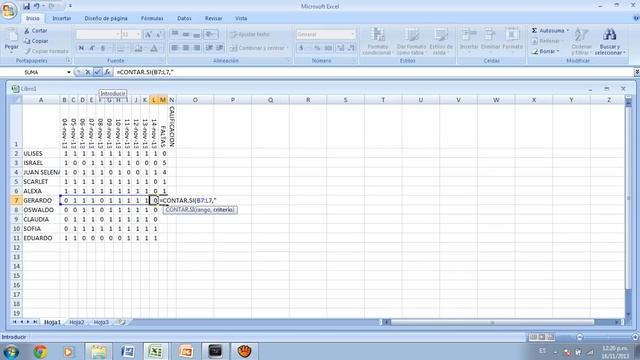 LISTA DE APROBADOS Y REPROBADOS EXCEL смотреть онлайн