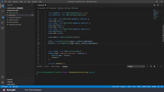 Tutorial de Threejs - Parte 12: Arrastrando objetos con DragControls | Dragging objects with Threej смотреть онлайн