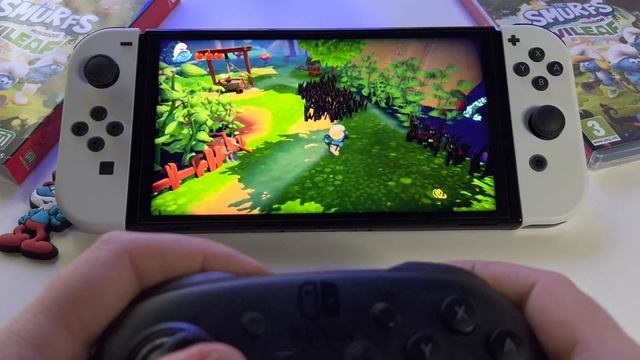 The Smurfs - Mission Vileaf Smurftastic Edition | Switch OLED + Pro Controller gameplay смотреть онлайн