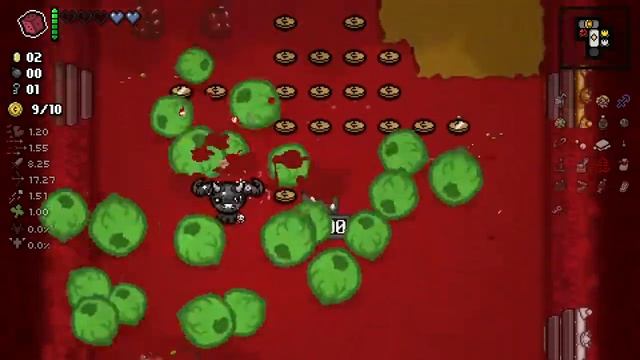 Binding of Isaac Repentece -Brimstone+Pop!+Lump of Coal+Tiny Planet Synergy смотреть онлайн