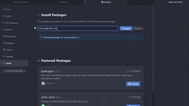 Install the ATOM Editor and Configure for the Python Programming Language смотреть онлайн