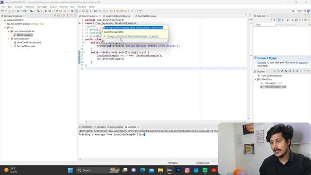 Access Modifiers in Java | Dinesh Technical Cart смотреть онлайн